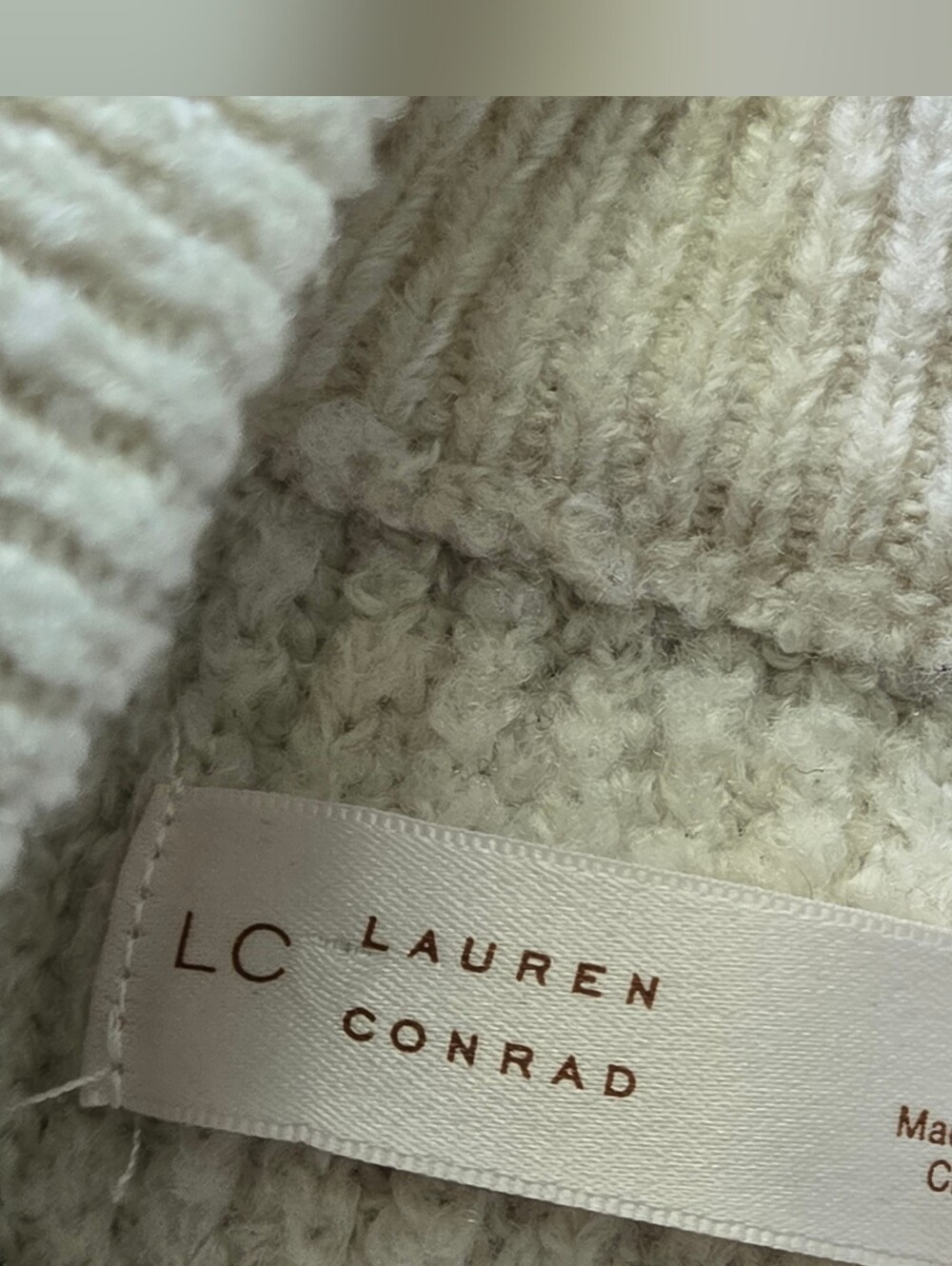 Lauren Conrad Blue And Cream Womens Large Sweater - Picture 7 of 11